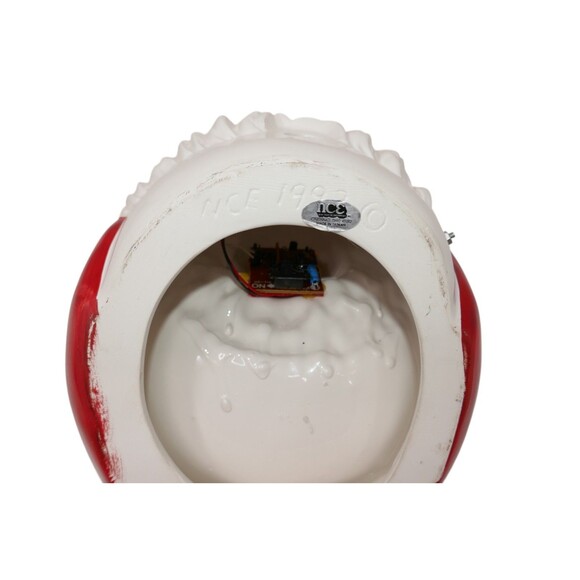 NCE Creative Enterprises 1993 It's Alive Santa Claus Ceramic Candy Dish in Box - Picture 9 of 14